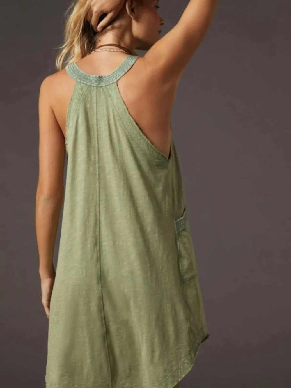 Daily Practice by Anthropologie The Carlie V-Neck Mini Dress XL
